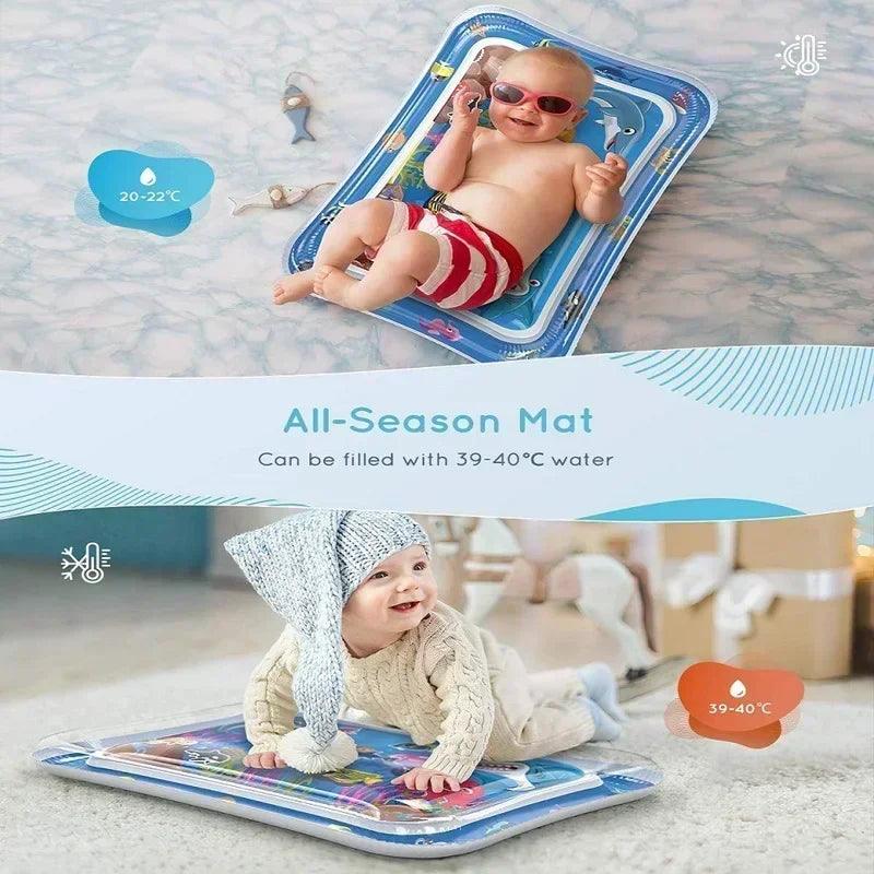 Inflável Baby Water Play Mat, Almofada de PVC, Infant Tummy Time, Toddler Water Pad para Crianças, Educação Infantil, Desenvolvendo Brinquedos Atividade