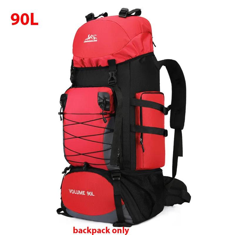 Large Travel Bag for Men Women Army Camping Backpack Climbing Bags Mountaineering Sports Backpack Shoulder Bag 90L