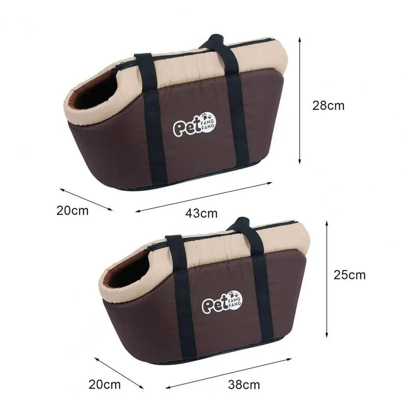 Bolsa Pet Respirável Macio-Sided, Porta Almofada Interior, Tote para Gato, Viagem, Tecido Ajustável, Bolsa de Animais de Estimação