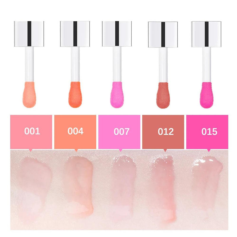 Cristal gloss hidratante óleo labial plumping brilho labial maquiagem sexy gordo brilho labial óleo colorido lábio plumper 6ml 1 peça