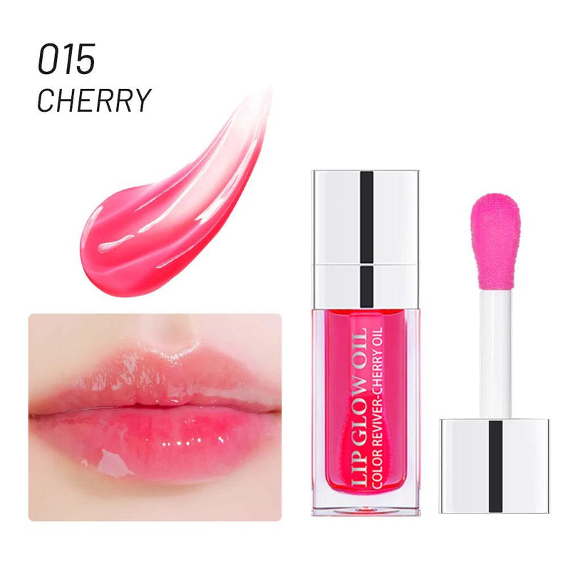 Cristal gloss hidratante óleo labial plumping brilho labial maquiagem sexy gordo brilho labial óleo colorido lábio plumper 6ml 1 peça