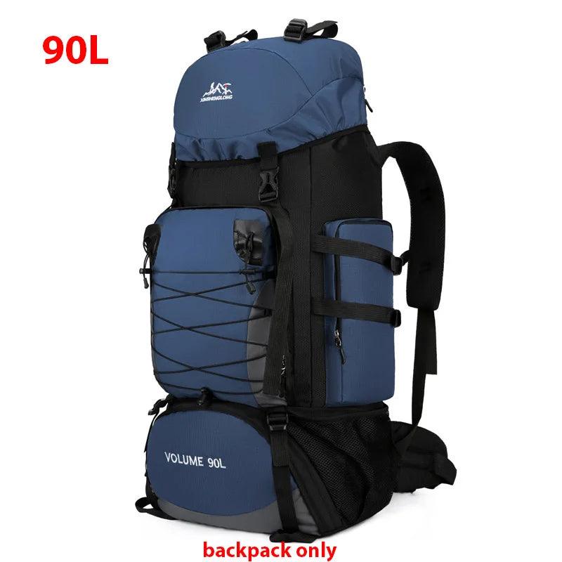 Large Travel Bag for Men Women Army Camping Backpack Climbing Bags Mountaineering Sports Backpack Shoulder Bag 90L