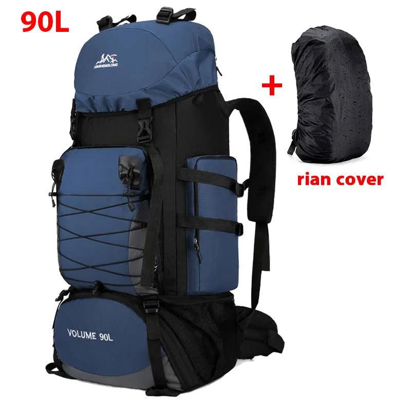 Large Travel Bag for Men Women Army Camping Backpack Climbing Bags Mountaineering Sports Backpack Shoulder Bag 90L