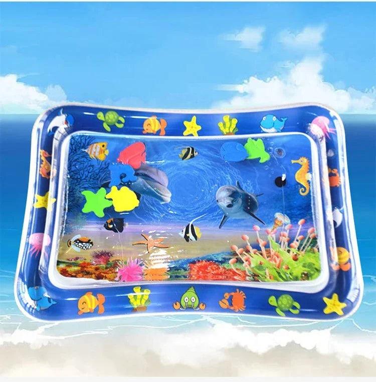 Inflável Baby Water Play Mat, Almofada de PVC, Infant Tummy Time, Toddler Water Pad para Crianças, Educação Infantil, Desenvolvendo Brinquedos Atividade