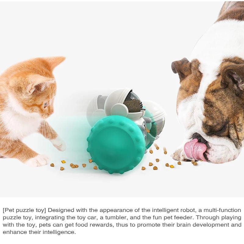 Trate o brinquedo vazando para cães pequenos e grandes, Brinquedos interativos Tumbler, Cachorro e gato, Dispensador Slow Food, IQ Training Accessories