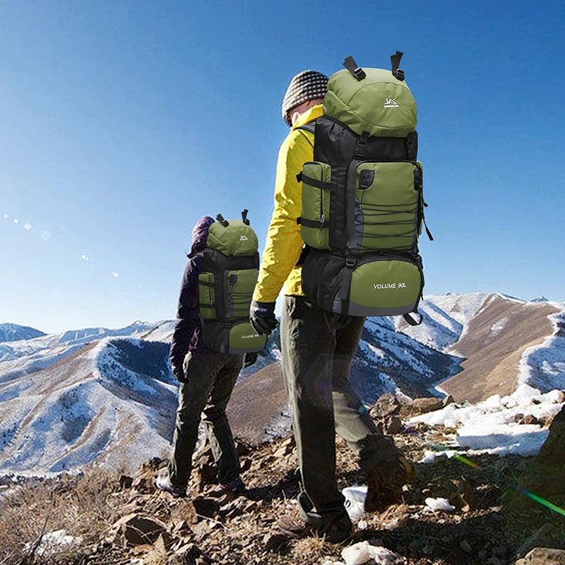 Large Travel Bag for Men Women Army Camping Backpack Climbing Bags Mountaineering Sports Backpack Shoulder Bag 90L