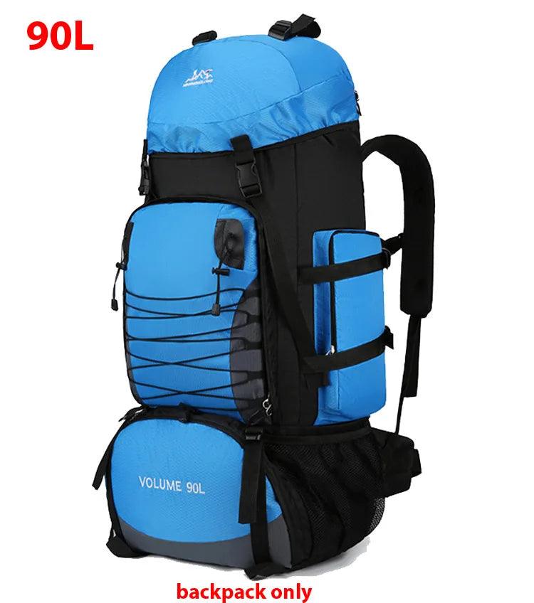 Large Travel Bag for Men Women Army Camping Backpack Climbing Bags Mountaineering Sports Backpack Shoulder Bag 90L