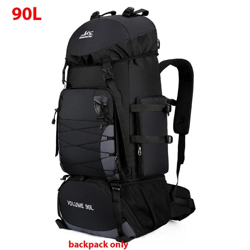 Large Travel Bag for Men Women Army Camping Backpack Climbing Bags Mountaineering Sports Backpack Shoulder Bag 90L