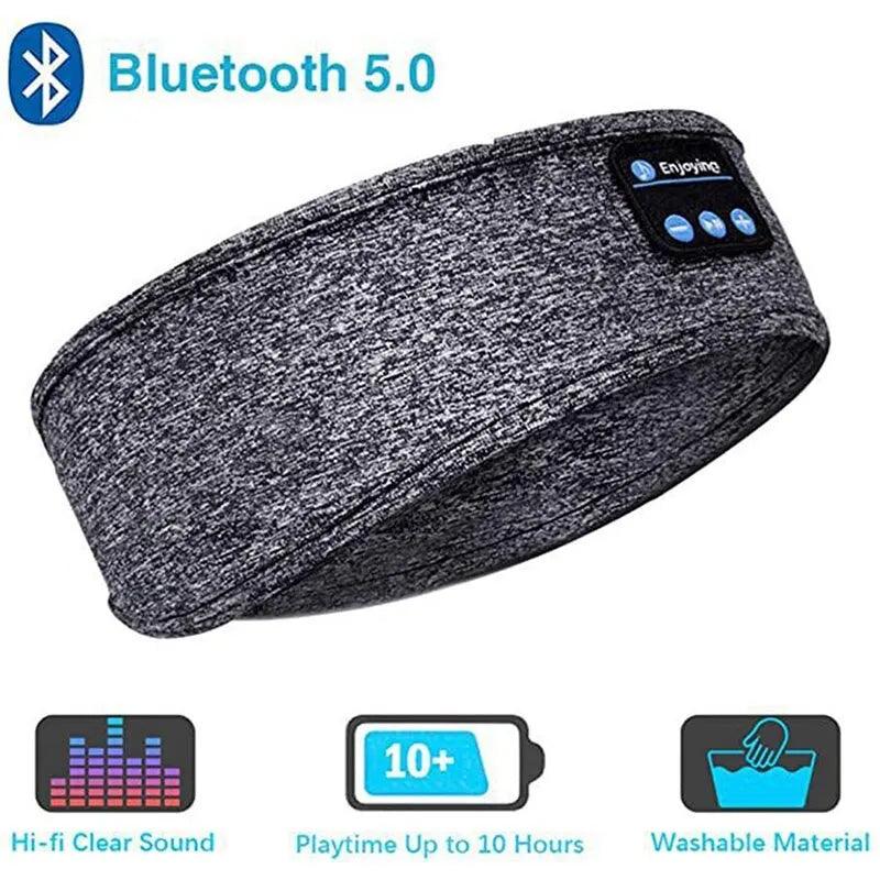 Wireless Bluetooth Headphones, Sports Sleeping Headband, Elastic Headphones, Music Eye Mask, Headset