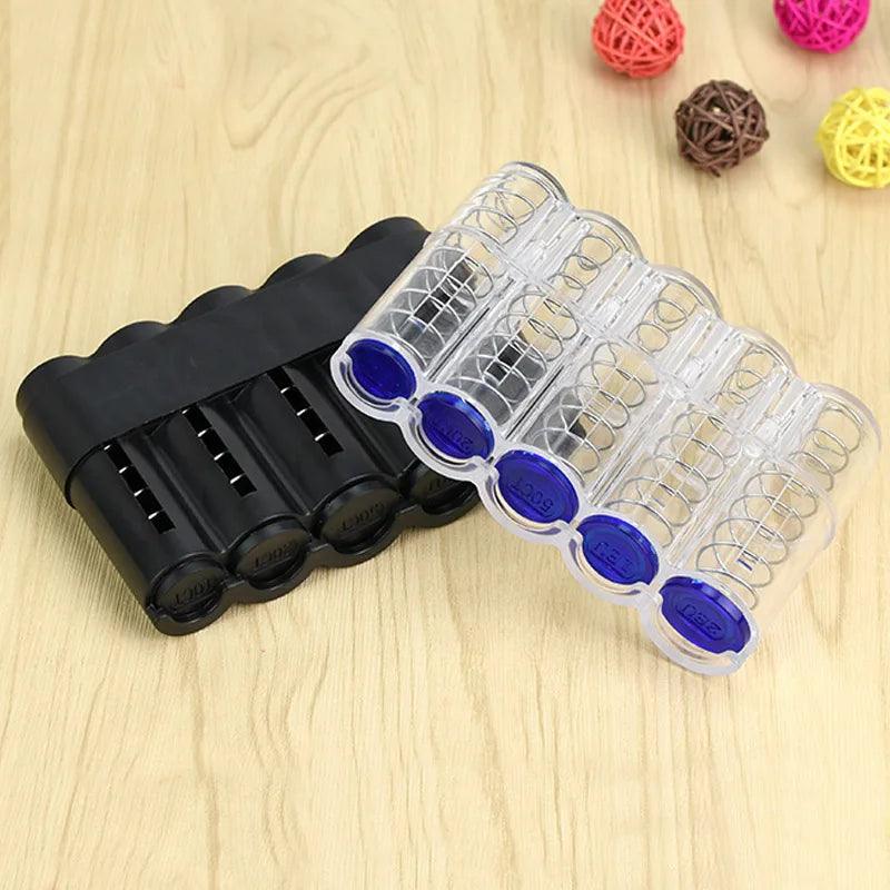 Car Storage Coins Purse Saving Box for Euro Coin Bank Holder Case Wallet Plastic Holders Money Boxes Safe Cash Organizer