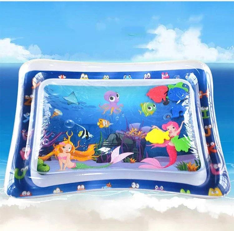 Inflável Baby Water Play Mat, Almofada de PVC, Infant Tummy Time, Toddler Water Pad para Crianças, Educação Infantil, Desenvolvendo Brinquedos Atividade