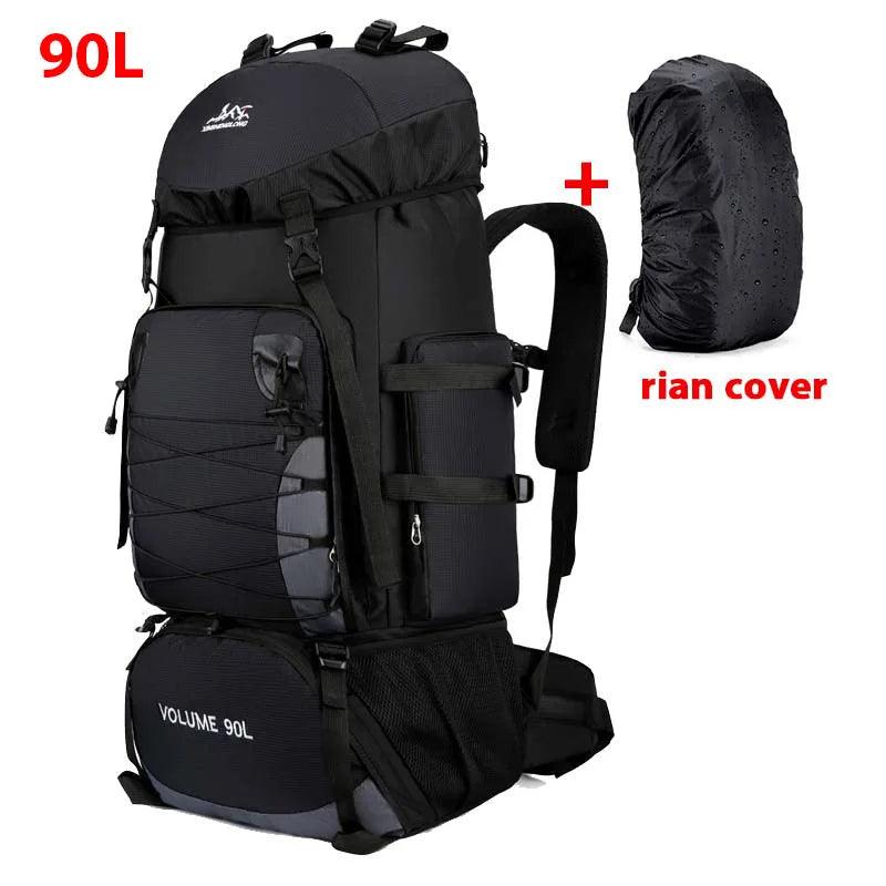 Large Travel Bag for Men Women Army Camping Backpack Climbing Bags Mountaineering Sports Backpack Shoulder Bag 90L