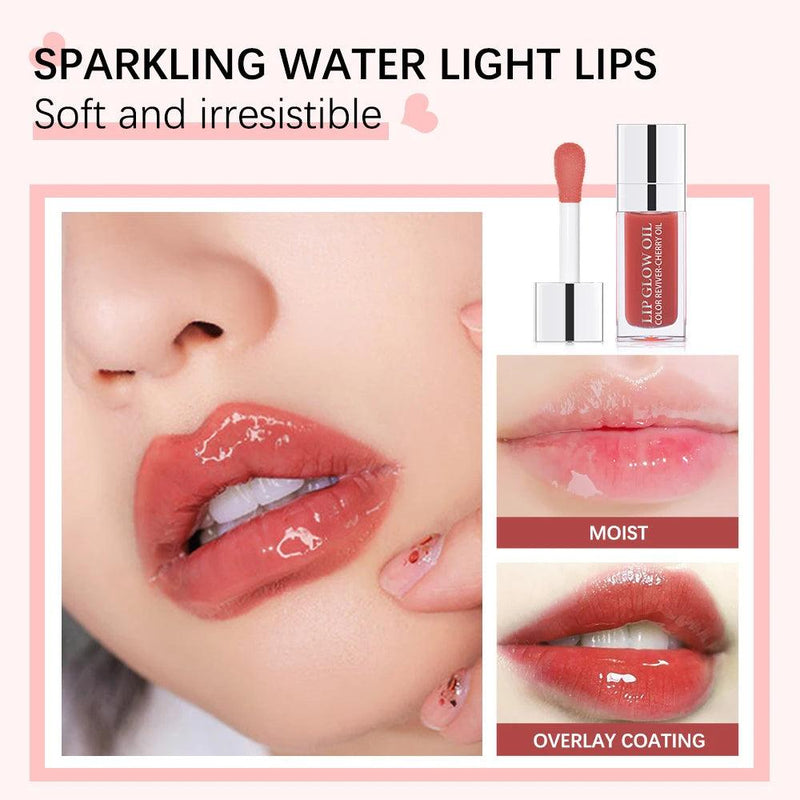 Cristal gloss hidratante óleo labial plumping brilho labial maquiagem sexy gordo brilho labial óleo colorido lábio plumper 6ml 1 peça