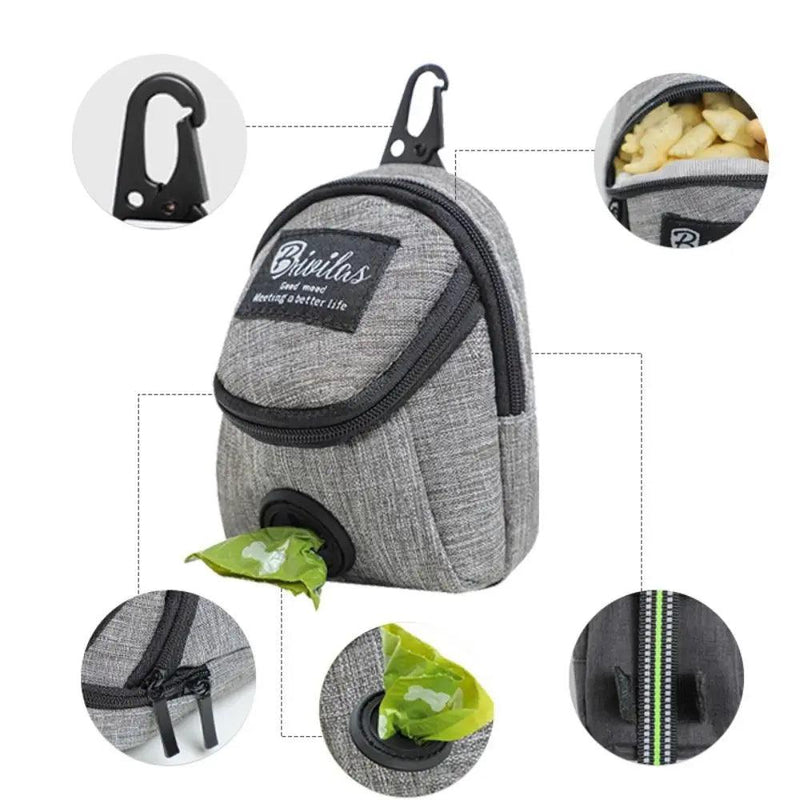 Treinamento portátil do cão Treat Bag, Outdoor Pet Dog Treat Pouch, Puppy Snack, Recompensa cintura Bag, Poop Bag, Dispenser, Pet Acessórios